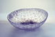 Purple lattice-pattern bowl